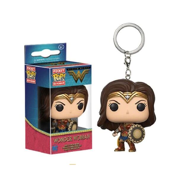 DC Wonder Woman Funko Pop Keychain - Won't Accept Offers - Picture 1 of 1